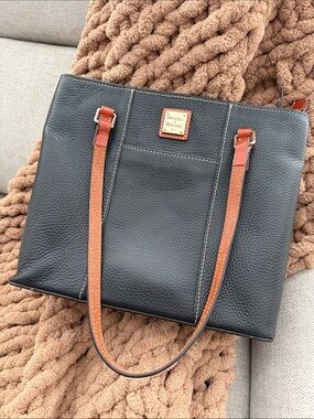 Dooney & Bourke Black Pebbled Small Lexington